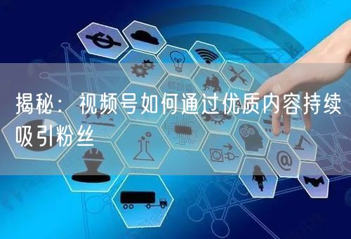 揭秘：视频号如何通过优质内容持续吸引粉丝